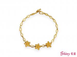 黃金花花手鍊 2.44錢 17CM 商品圖