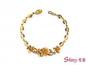 黃金花型手鍊 3.23錢 17CM 商品圖