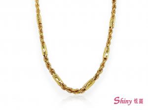 黃金六角麻花項鍊 20.08錢 60CM 商品圖