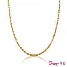 黃金麻花項鍊 5.33錢 52CM 商品圖