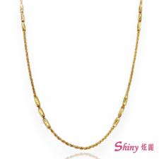 黃金長管麻花項鍊 4.23錢 60CM 商品圖