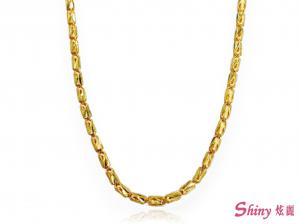 黃金短柱項鍊 10.34錢 60CM 商品圖