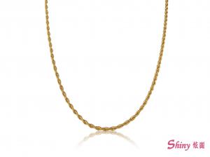 黃金麻花項鍊 15.52錢 60CM 商品圖