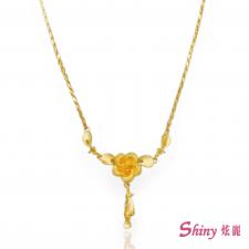 黃金花花套鍊 3.27錢 40CM 商品圖