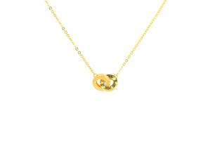 5G黃金環扣套鍊 1.16錢 42+2.5CM 商品圖