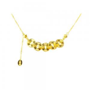 5G黃金碎碎金古錢套鍊 1.54錢 42+2.5CM 商品圖