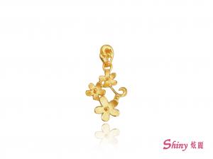黃金花花墜子 0.31錢 商品圖