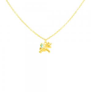 5D黃金馬年開運墜子 0.08錢-彩色款 商品圖