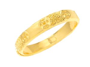 黃金古錢尾戒 0.59錢 商品圖