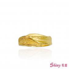 黃金流線戒 1.51錢 商品圖