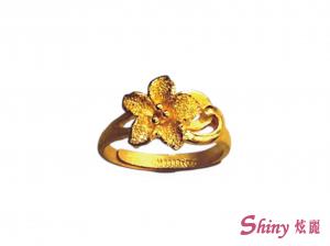 黃金花形戒指 1.12錢 商品圖