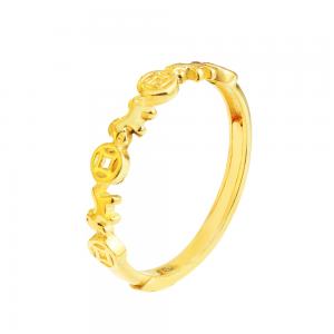 5G黃金馬年開運戒指 0.54錢 商品圖