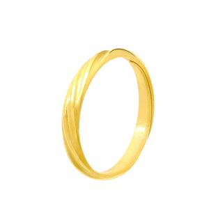 黃金對戒男戒 1.06錢 斜線款 商品圖