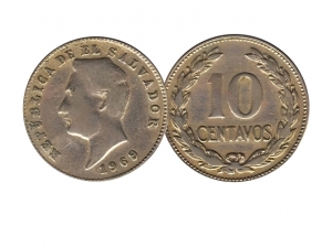 1969薩爾瓦多10分幣 商品圖