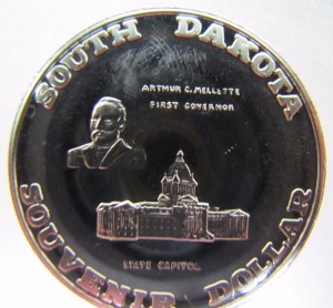 1981阿伯丁南達科他州 達科他州中心城紀念幣
