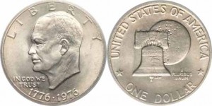 1776-1976艾森豪威爾二百週年美元硬幣 商品圖