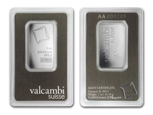 Valcambi鉑金條1盎司 商品圖