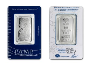 PAMP瑞士財富女神鉑金條1盎司 商品圖