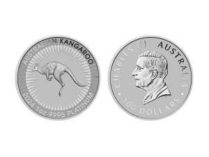 2024澳洲袋鼠鉑金幣1盎司