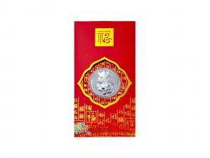 純銀999馬年紅包袋 0.16克 - 馬上有福 商品圖