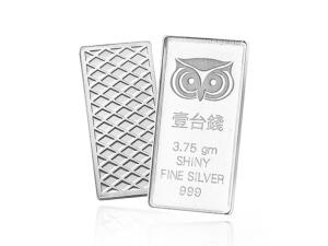 炫麗咕咕招財銀條1錢（.999） 商品圖