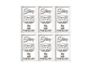炫麗咕咕招財銀條5克(6片組) 商品圖