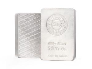 炫麗銀磚50盎司精裝菱格版（.999） 商品圖