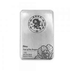 炫麗銀磚1公斤騰龍紀念版(.999) 商品圖