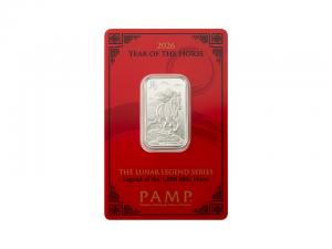 2026PAMP生肖馬年銀條10克 商品圖 2026PAMP生肖馬年銀條10克 商品圖