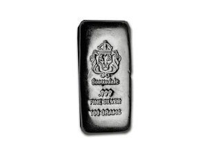 Scottsdale獅王銀條100克(澆鑄版) 商品圖