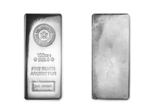 加拿大皇家銀磚100盎司（.9999） 商品圖