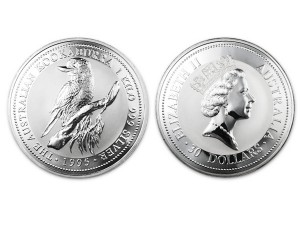 1995澳洲笑鴗鳥銀幣1公斤