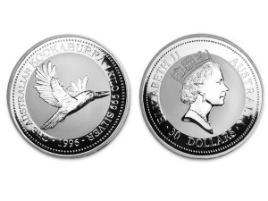 1996澳洲笑鴗鳥銀幣1公斤