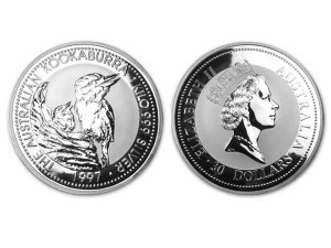 1997澳洲笑鴗鳥銀幣1公斤