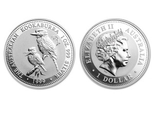 1999澳洲笑鴗鳥銀幣1盎司