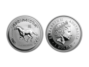2002澳洲生肖馬年銀幣1盎司(系列I)