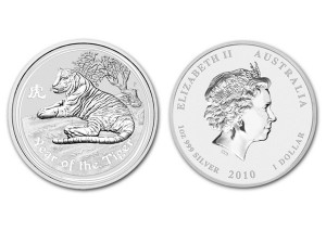 2010澳洲生肖虎年銀幣1盎司（系列II） 商品圖