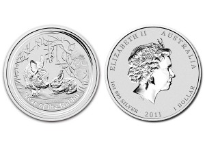 2011澳洲生肖兔年銀幣1盎司（系列II） 商品圖