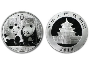 2010中國熊貓銀幣1盎司 商品圖