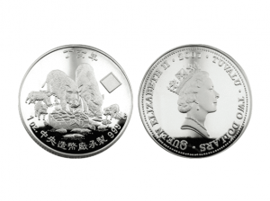 2007中央造幣廠丁亥豬年銀幣1盎司(無盒)