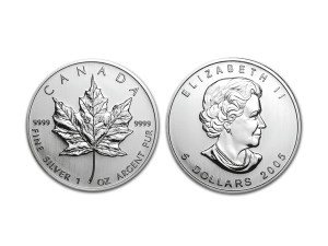 2005加拿大楓葉銀幣1盎司