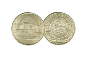 1930愛沙尼亞2克朗銀幣