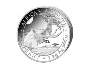 2023索馬利亞非洲象銀幣1公斤 商品圖