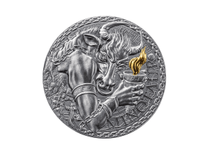 2023喀麥隆偉大的希臘神話 - 米諾陶洛斯銀幣1盎司
