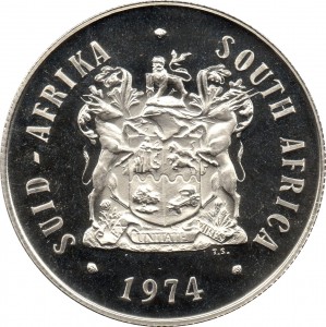 1974南非普瑞托利亞造幣廠50周年珍藏幣