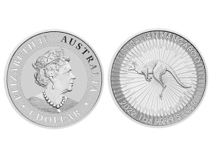 2022澳洲袋鼠銀幣1盎司