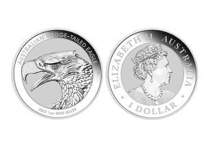 2022澳洲楔尾鷹銀幣1盎司