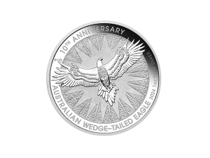 2024澳洲楔尾鷹銀幣1盎司-十週年紀念