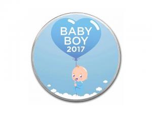 2017男孩氣球彩色銀幣1盎司 商品圖