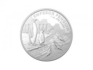 2023澳洲皇家南極領地 - 帝王企鵝銀幣1盎司 商品圖
